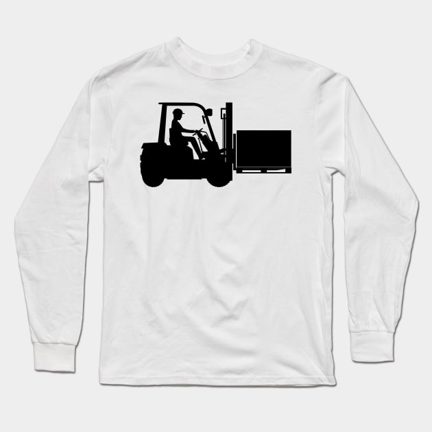 Forklift Operator Long Sleeve T-Shirt by Alex21